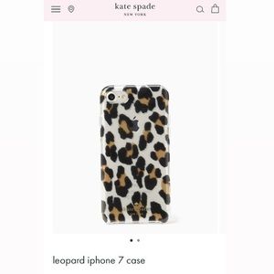 Kate Spade Leopard Print iPhone 7 case